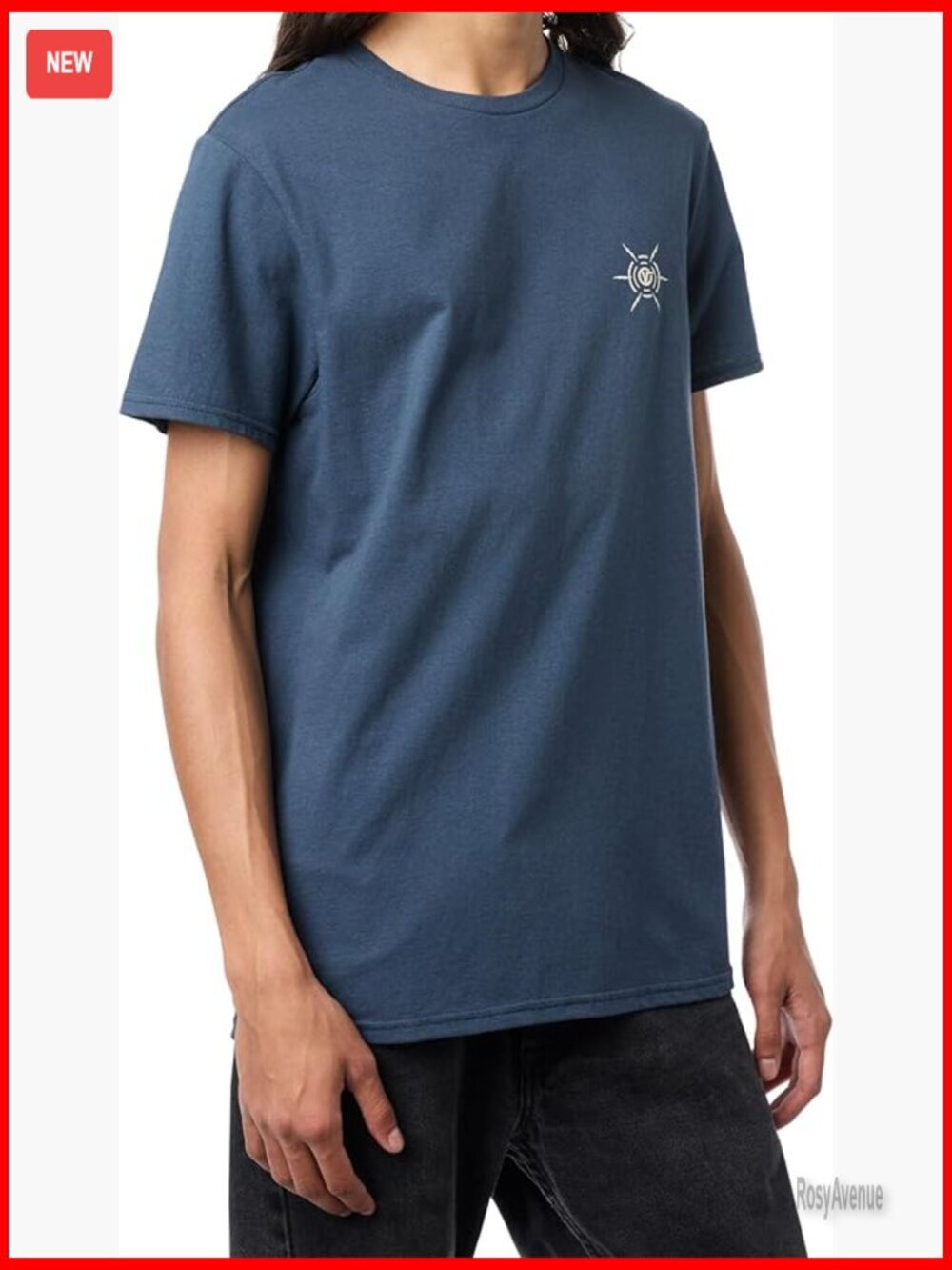 Relaxed Fit Cotton T-Shirt with Front and Back Graphics